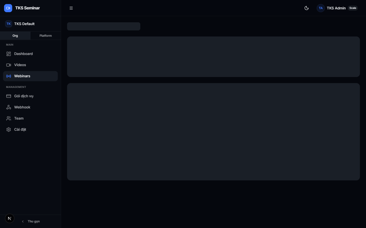 Landing editor