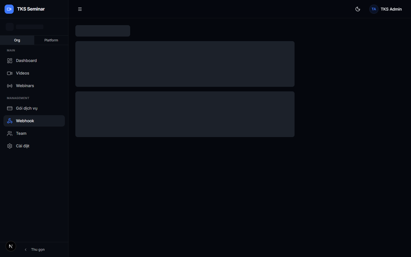 Webhook list